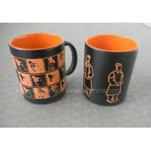 11oz Spray Color Mug with Laser Logo, Ceramic Souvenirs and Present